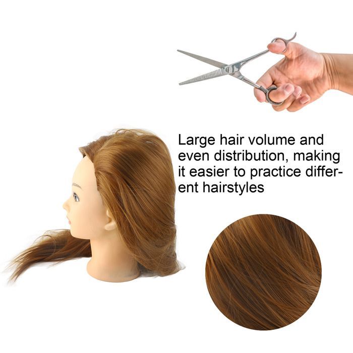 Cabeça de boneca para cosmetologia SALALIS, cabeça de manequim para treinamento, boneca para cosmetologia, cabeça para higiene capilar