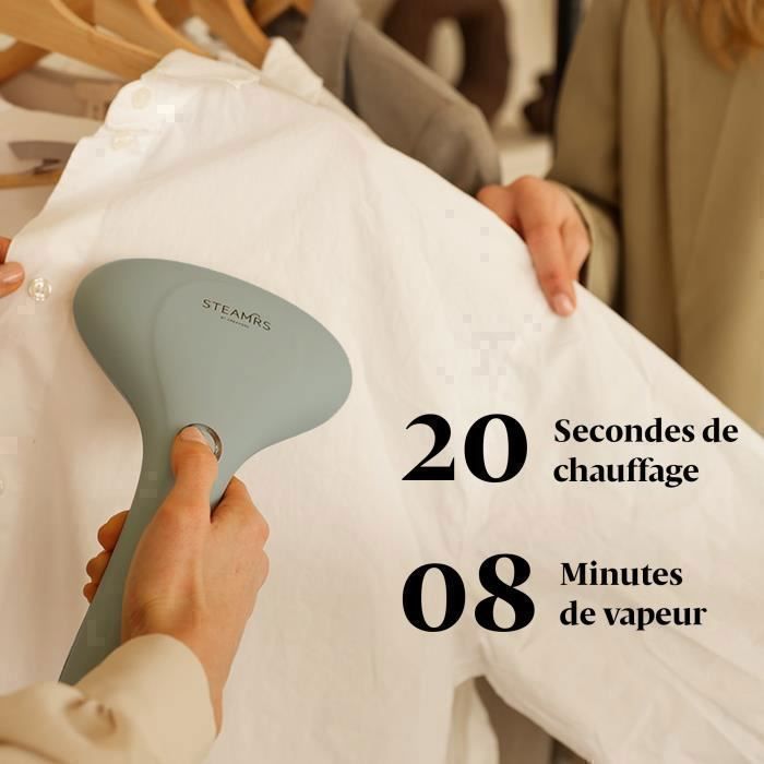 STEAMRS - Défroisseur vapeur de luxe puissant - Défroisseur à main - Vert
