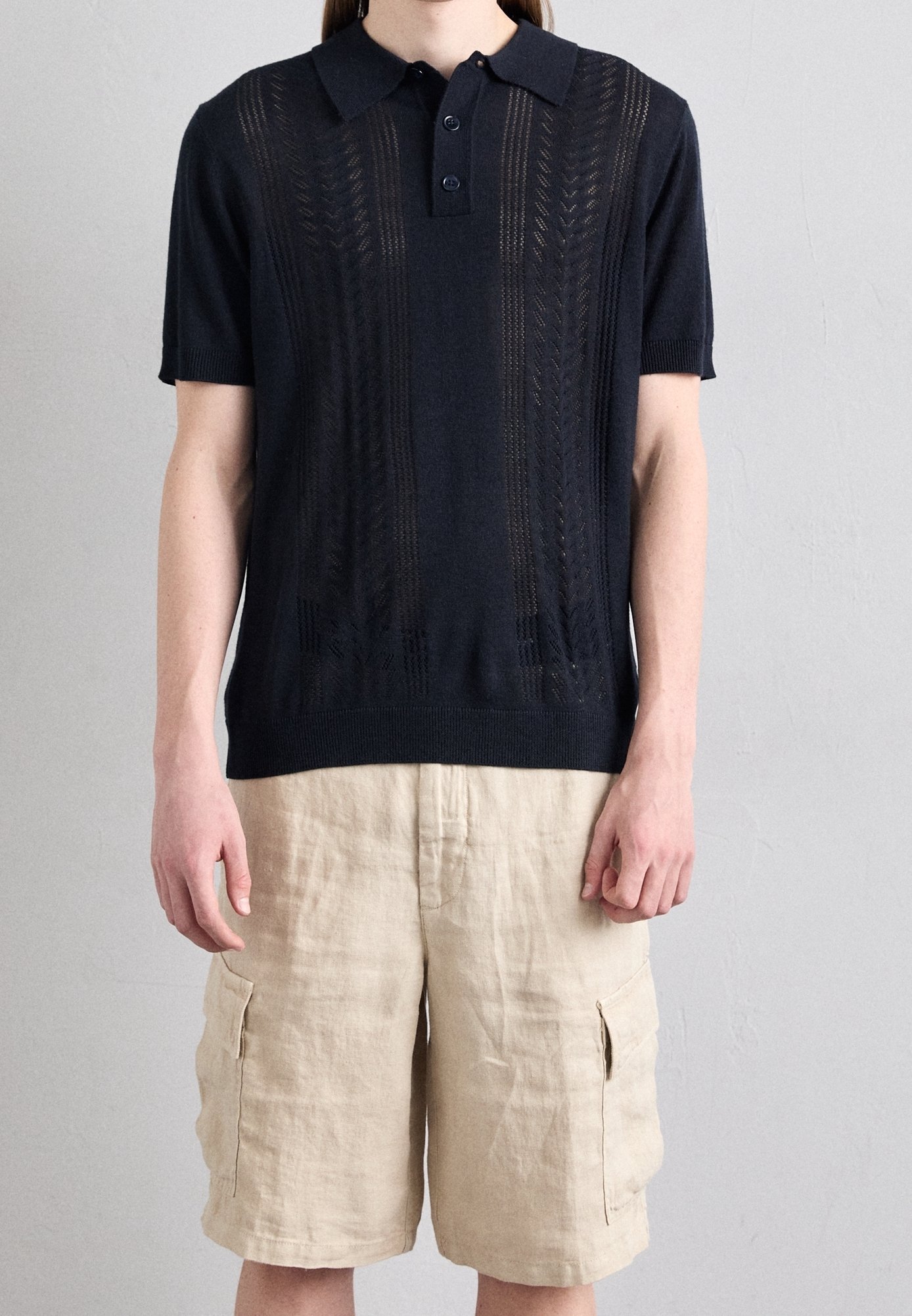 Tricou polo NN.07 - albastru închis