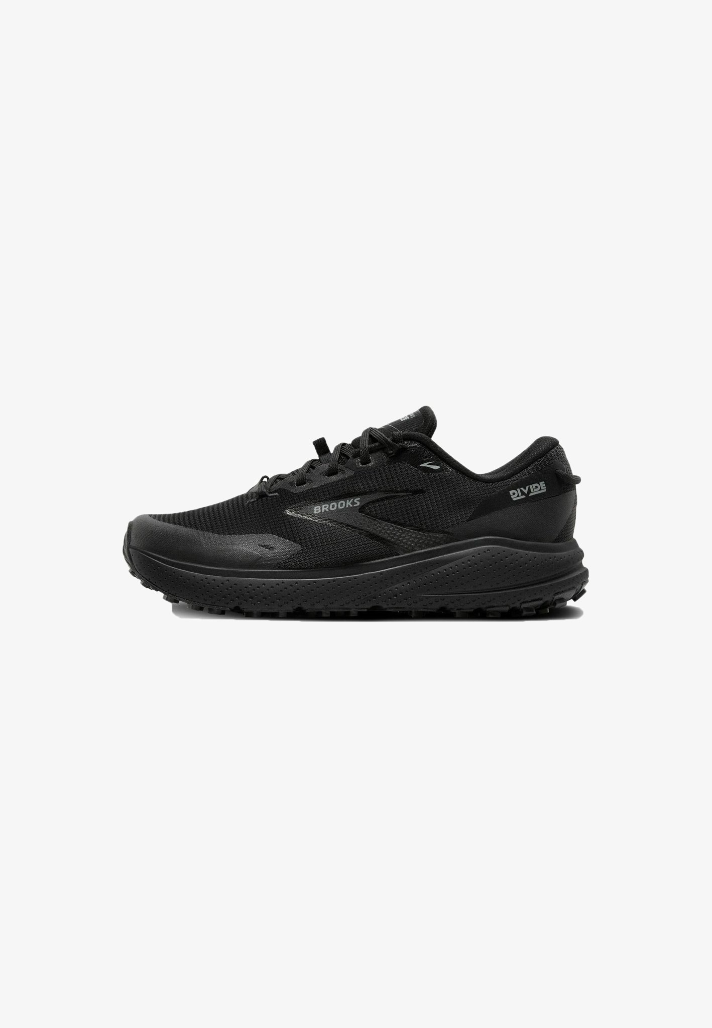 Brooks DIVIDE 6 - Trailrunningschoenen - zwart zwart ebbenhout