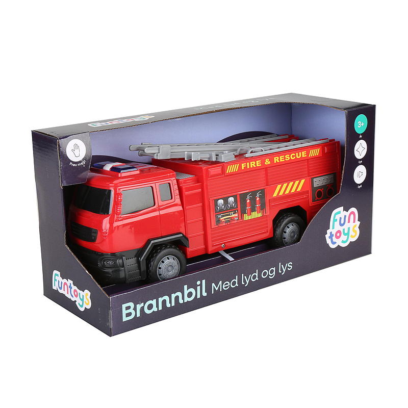 FunToys brandbil med ljud och ljus