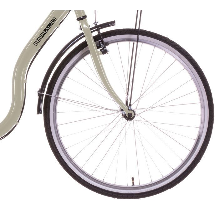 Vélo Ville 26'' City - 6 Vitesses - poignée tournante - dérailleur Shimano T21 - cadre emjambement bas - équipement City complet