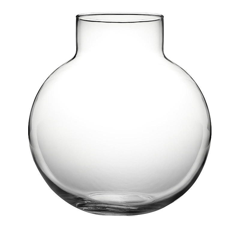 Vase en verre transparent 15 x 17 cm