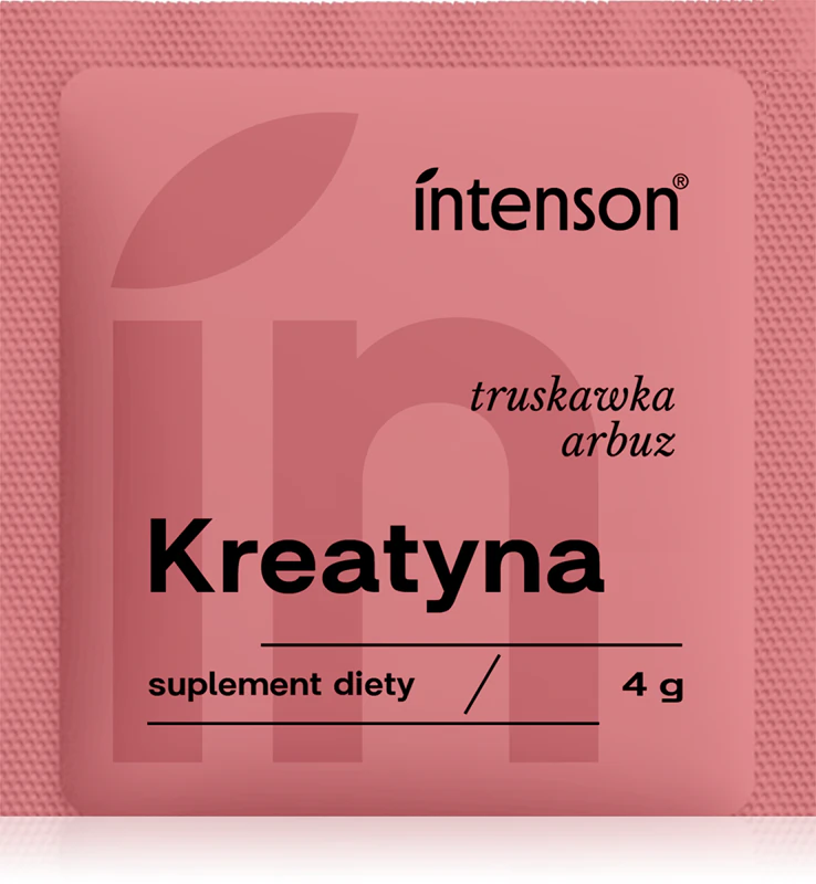 Suplemento alimentar Intenson Creatine, creatina monohidratada para aumento da massa muscular.