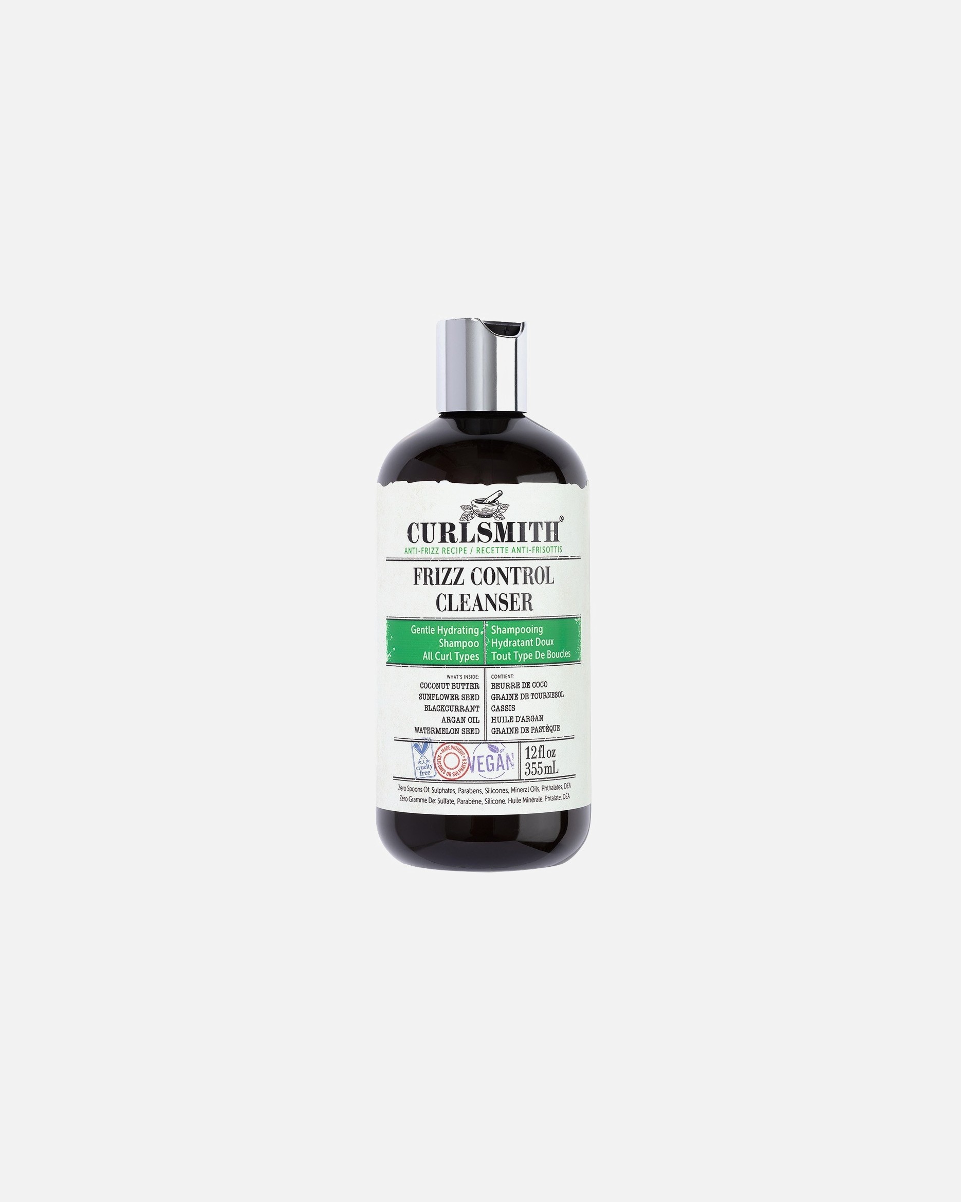 Curlsmith pretspūkošanās šampūns - 355 ml