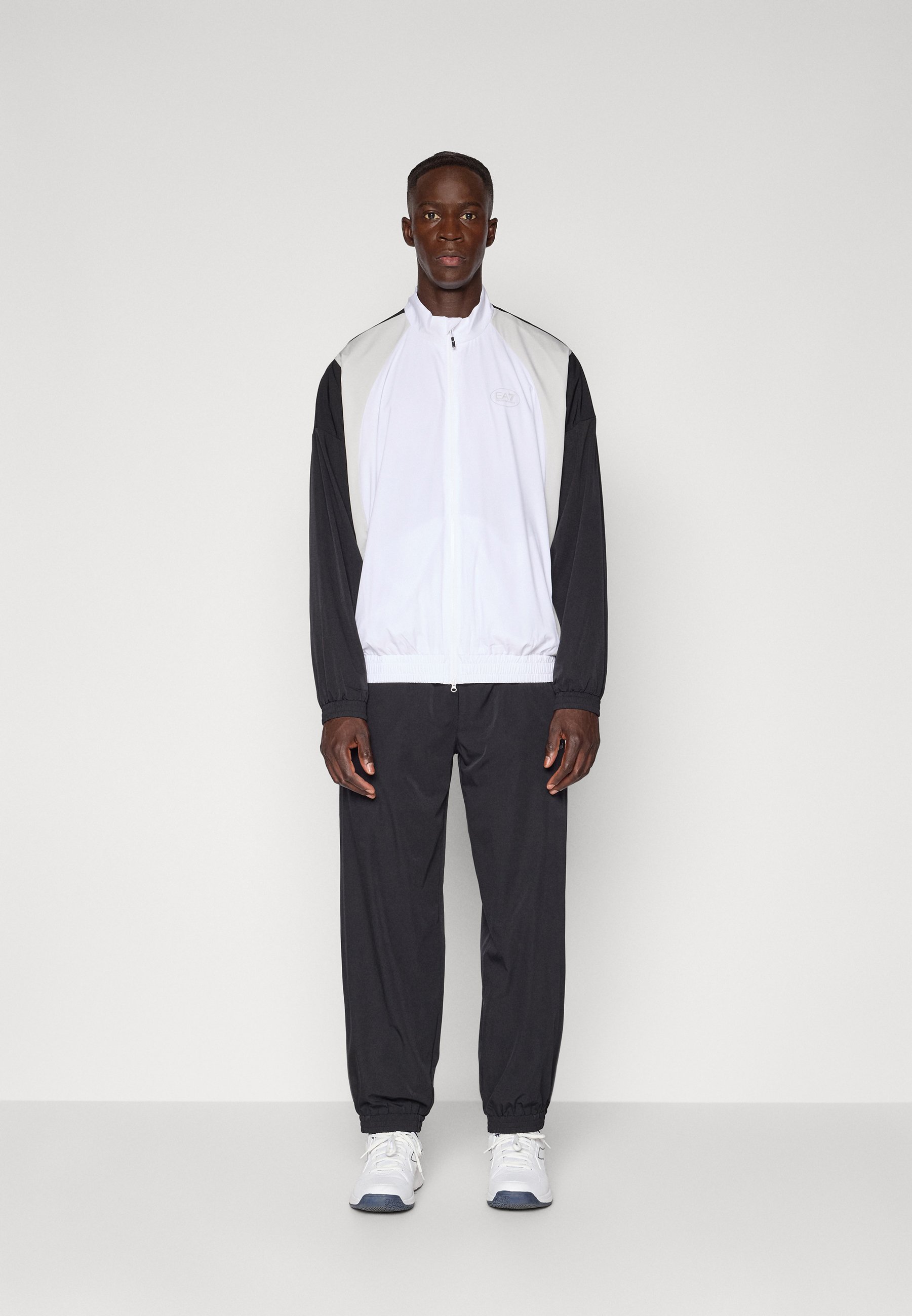 EA7 Emporio Armani TENNIS PRO TRACKSUIT COLOURBLOCK SET - Tuta - nero