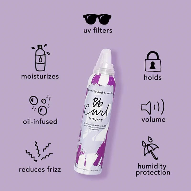 Bumble and bumble Bb. Curl Mousse veidošanas putas cirtainiem un viļņainiem matiem