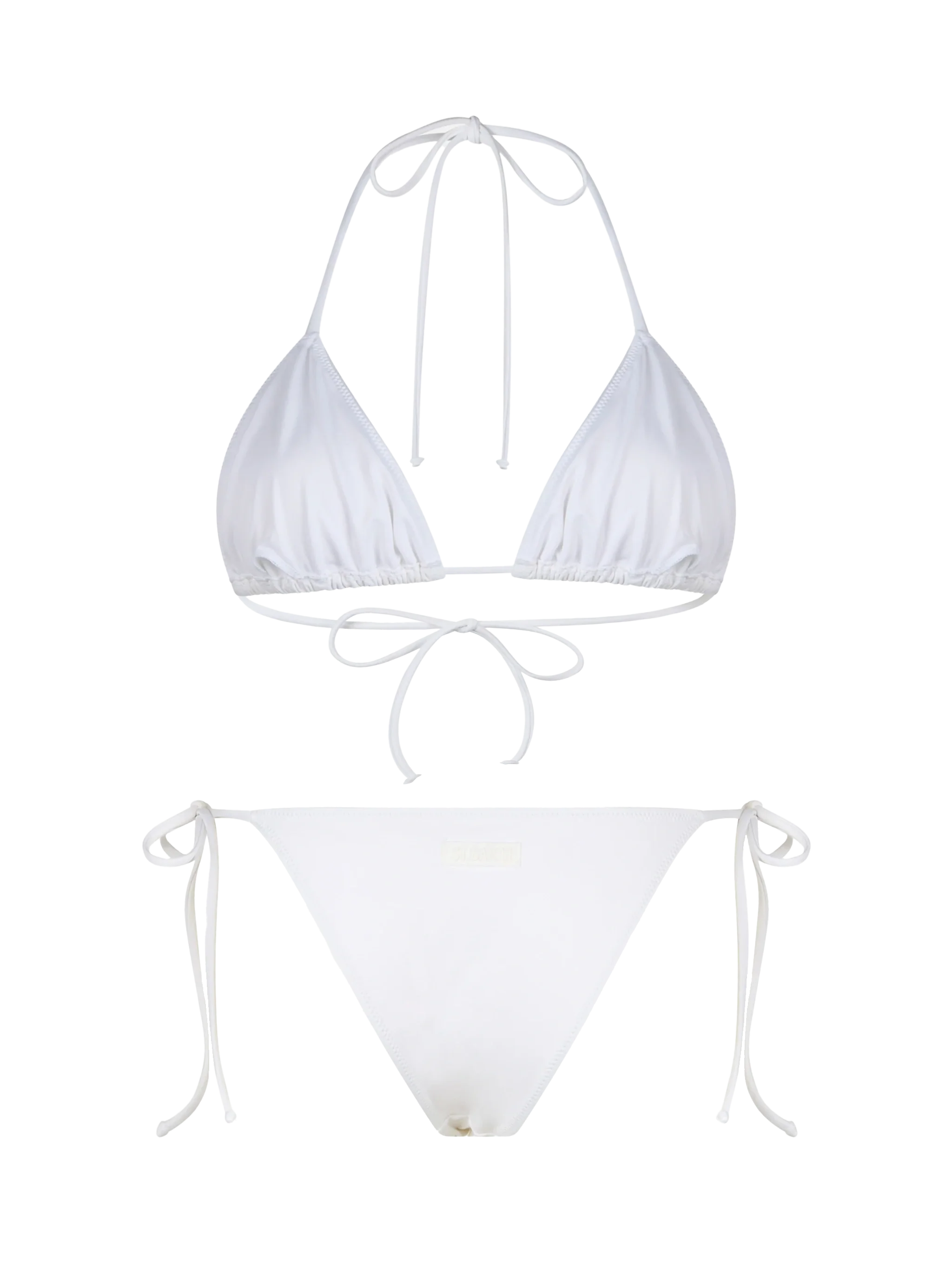 Leah Marielle witte driehoekige bikini voor dames