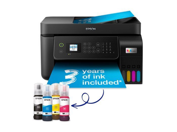 Multifunktionsdrucker – EPSON – EcoTank ET-4800 – Tintenstrahl – Kabellos – Schwarz