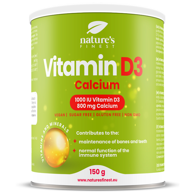 Naturens fineste vitamin D3 + calcium