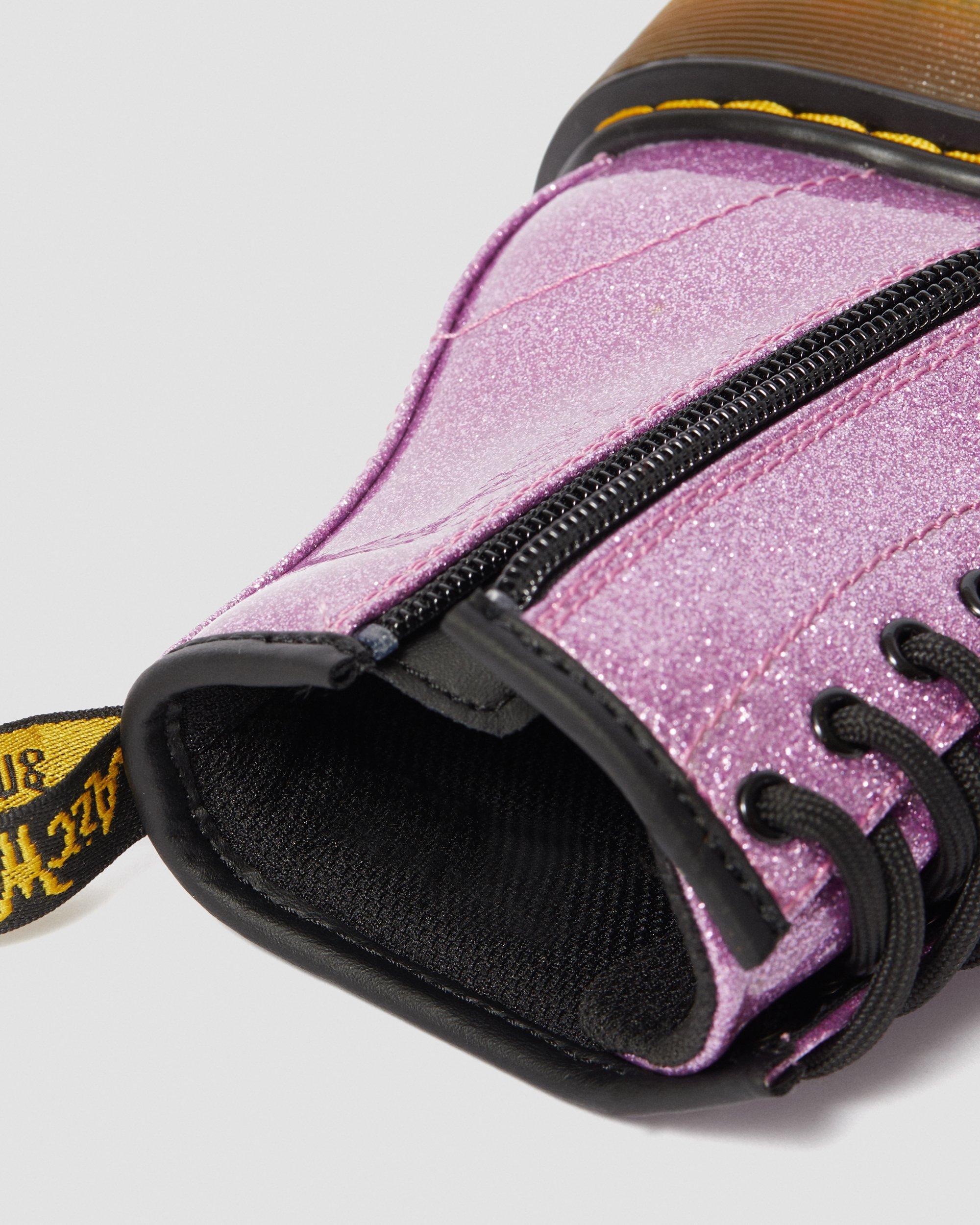 Junior 1460 Glitter Lace Up Boots