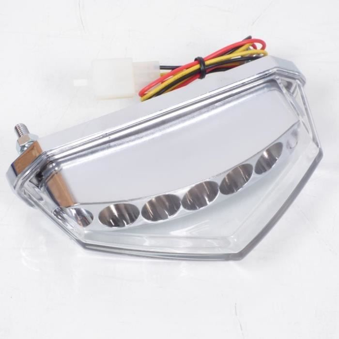 Luz trasera Teknix para motocicleta Derbi 50 Senda SM Drd Pro, 2006 a 2011, nueva.