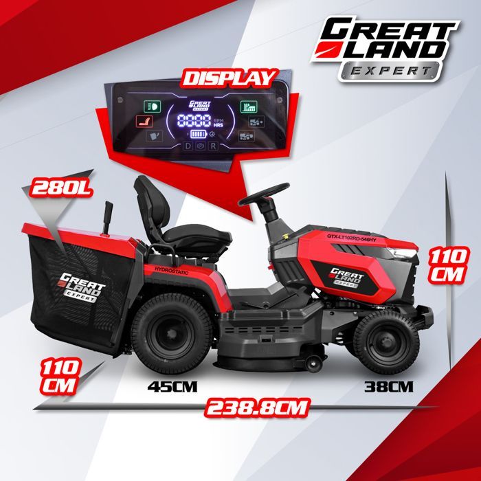 Cortacésped autopropulsado de 546 cc - Ancho de corte de 102 cm - Transmisión hidrostática