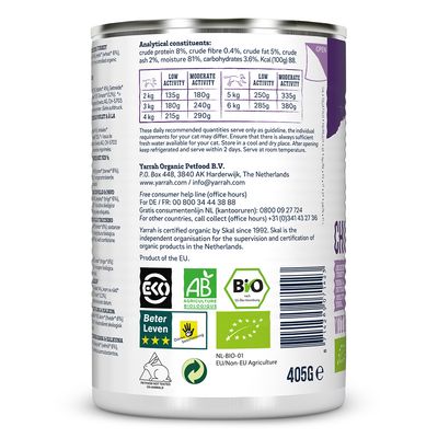 Yarrah Organic Chunks 6 x 405 g