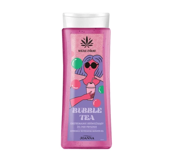 Joanna Niezłe Ziółko Bubble Tea ekstremalnie odświeżający żel pod prysznic 300ml