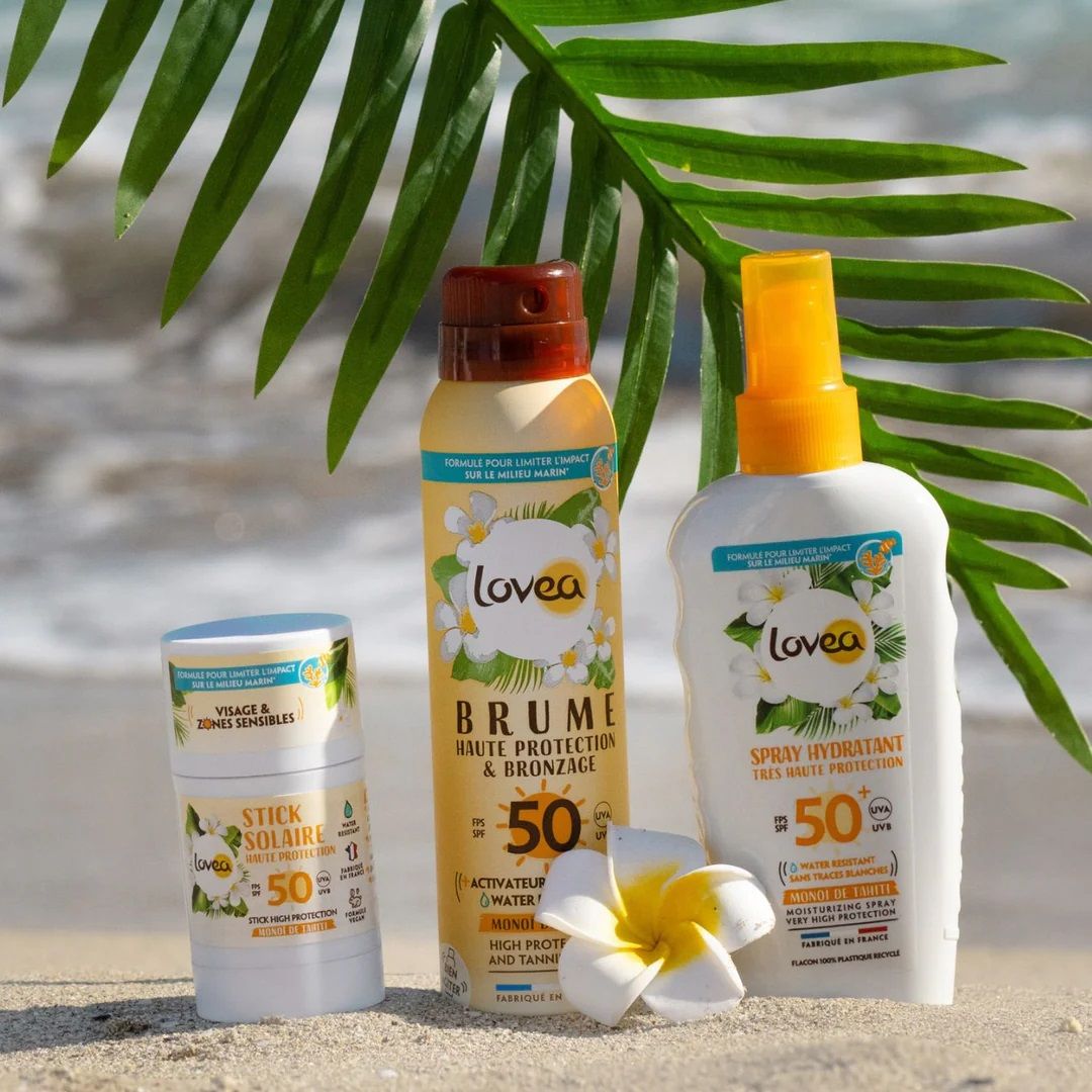 Tyčinka na opaľovanie s monoi SPF 50 Ochrana tváre