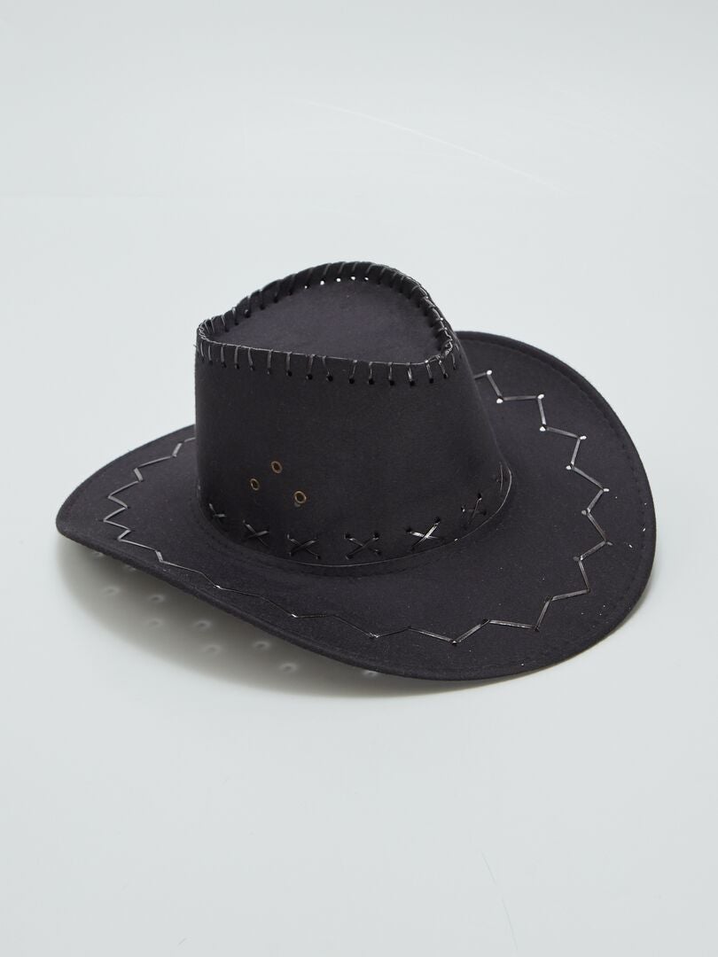 Chapéu de cowboy - Preto