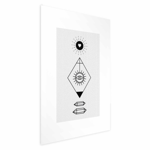 Plakat Symbole 21x30 cm