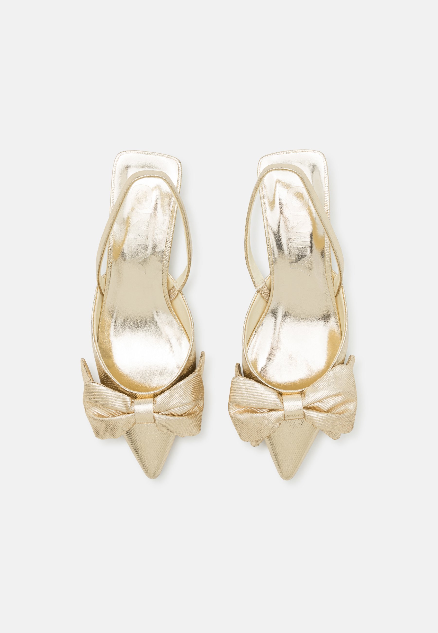 ONLY SHOES ONLCOCO BOW SLINGBACK - Klassieke hakken - goud