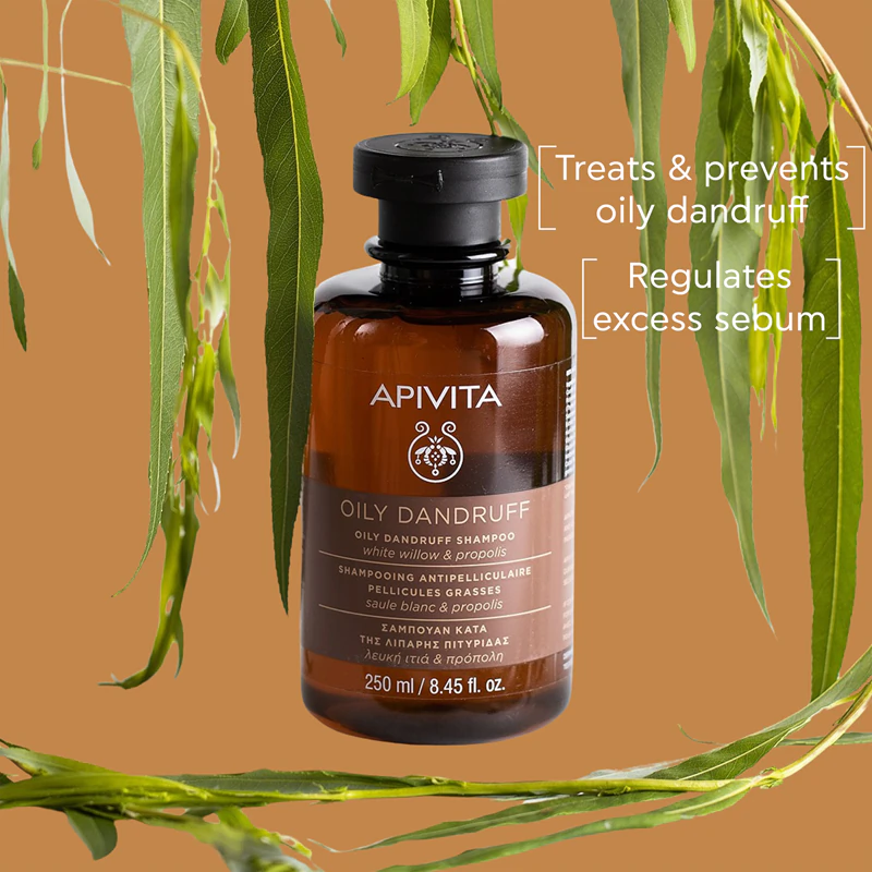 Apivita Dandruff Oily Dandruff Shampoo šampón proti lupinám pre mastné vlasy