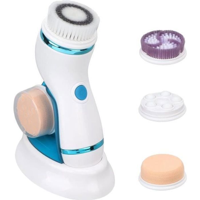 GIGICIAL 4-in-1 Facial Cleansing Brush - Rechargeable - 2 Speeds - IPX65 Waterproof