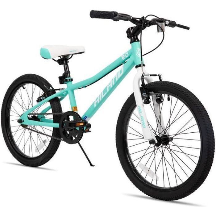 Mountain bike - HILAND - 20 inches - Hand brakes - 1 speed - Lightweight steel frame