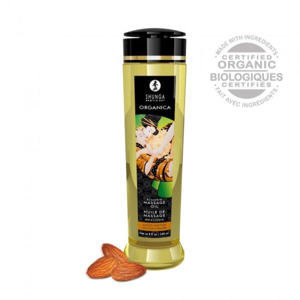 Shunga Naturlig Massageolie Organisk