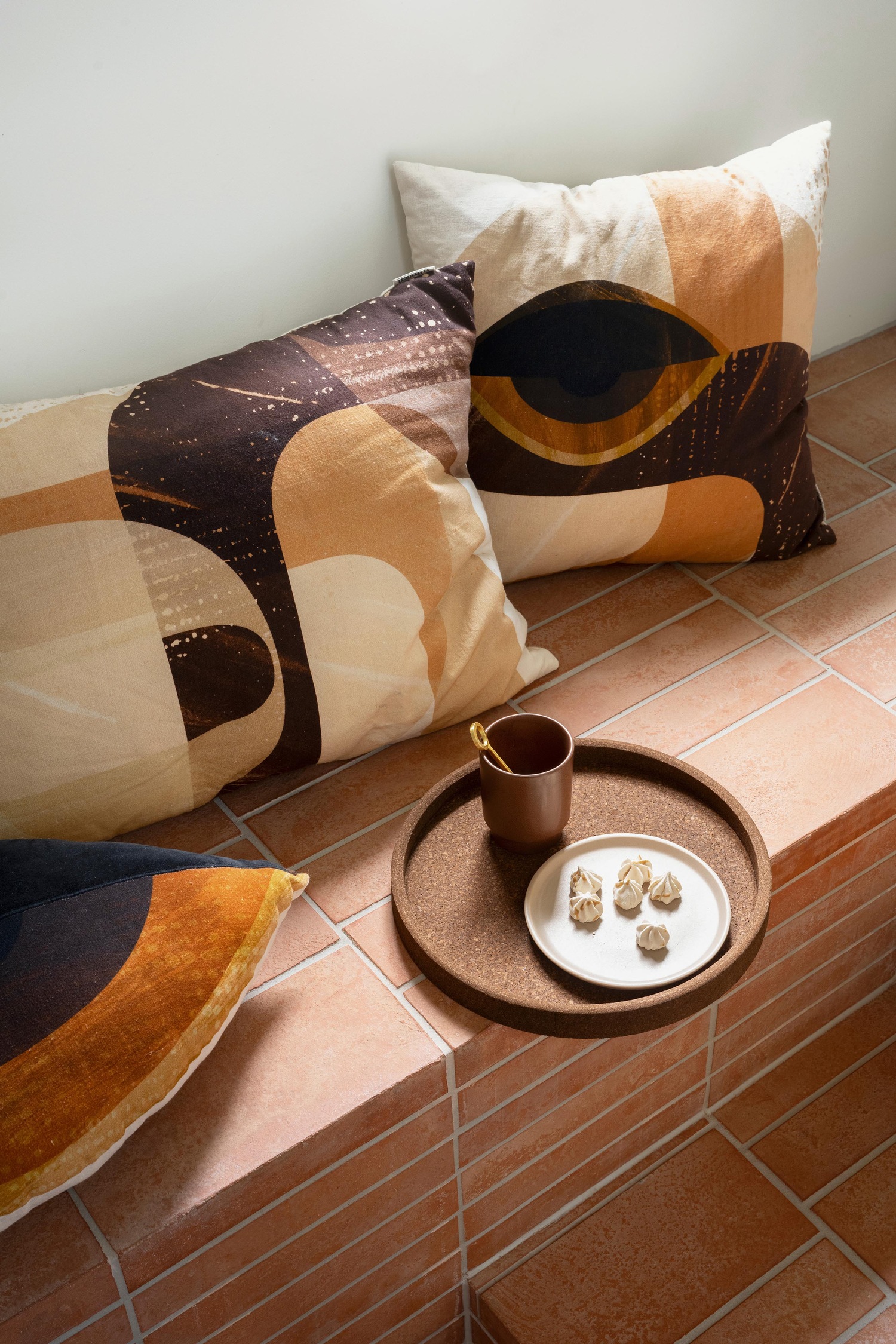 Conjunto de 4 pratos de pequeno-almoço vtwonen de 17 cm – Cinzento