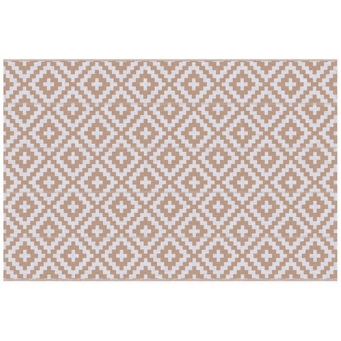 Outsunny - Tapis extérieur - PP - 274x0.3x182cm - Beige