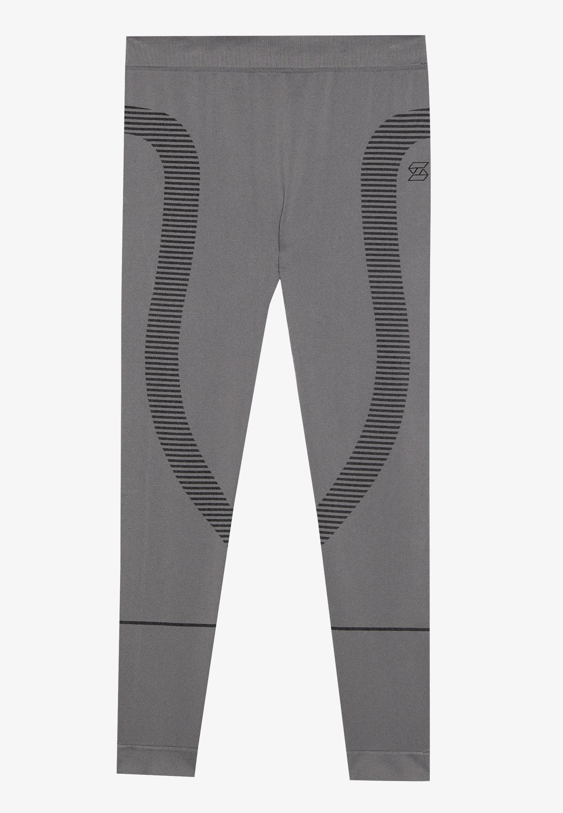 Pier One Sport THERMAL NAHTLOSES SPORTSET – TOP & LEGGINGS – Langärmliges Top – Dunkelgrau