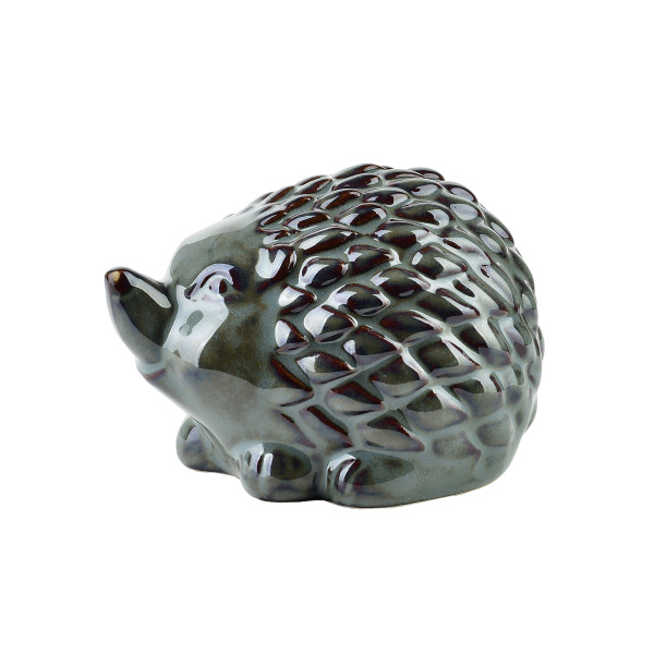 MAVE BLUE Figura jeż ceramiczny 10x8x7cm