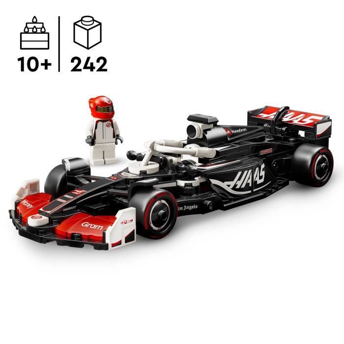 LEGO Speed Champions 77250 Auto di Formula 1 MoneyGram Haas Team VF-24 - Giocattolo per bambini dai 10 anni in su