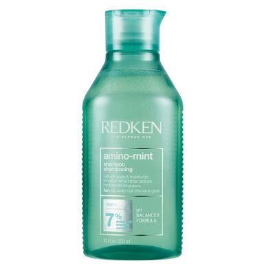 Redken Amino-Mint Schampo, Uppfriskande Mintschampo för fett hår, 300 ml