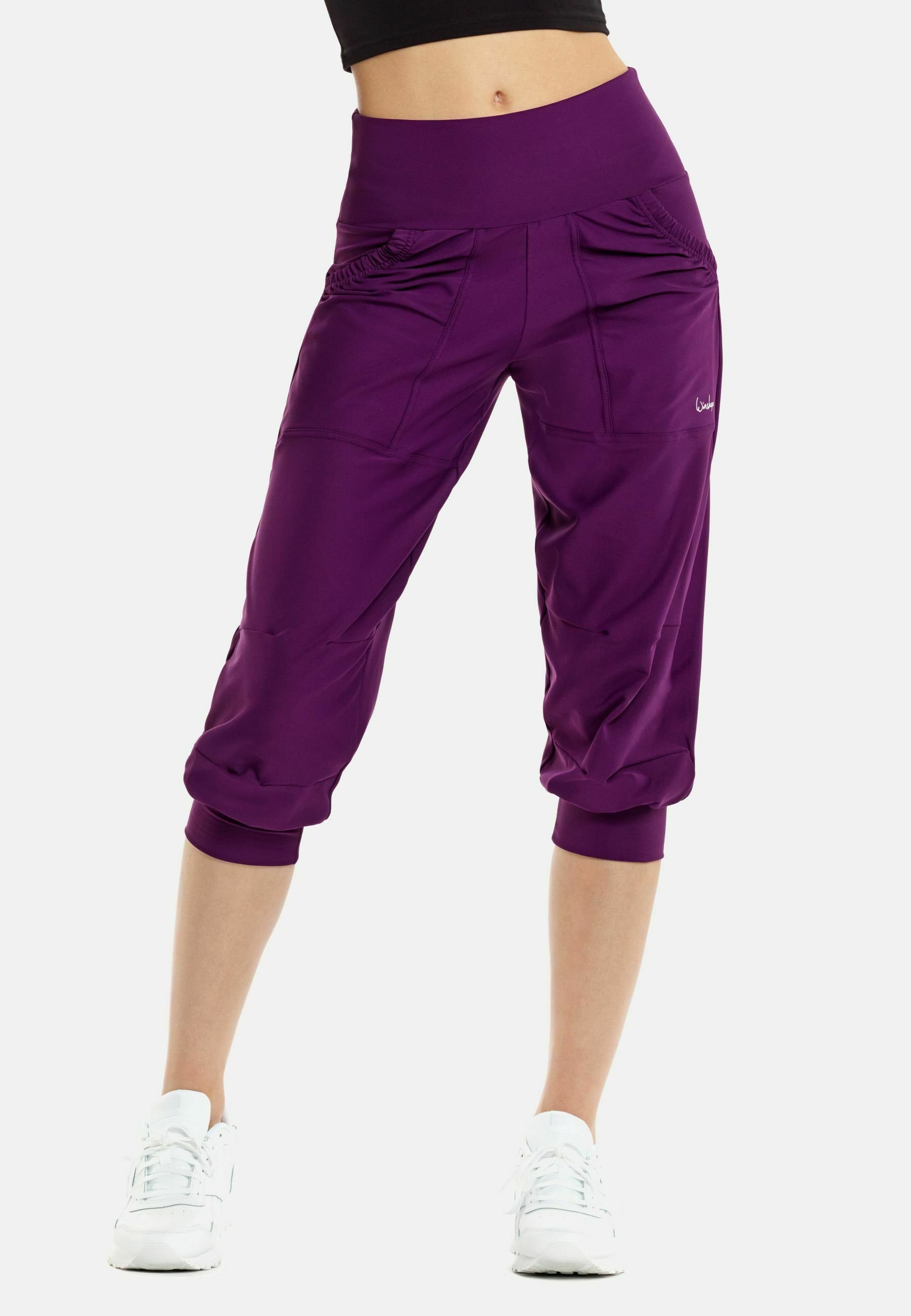 Winshape 3/4-Sporthose – Dunkelviolett