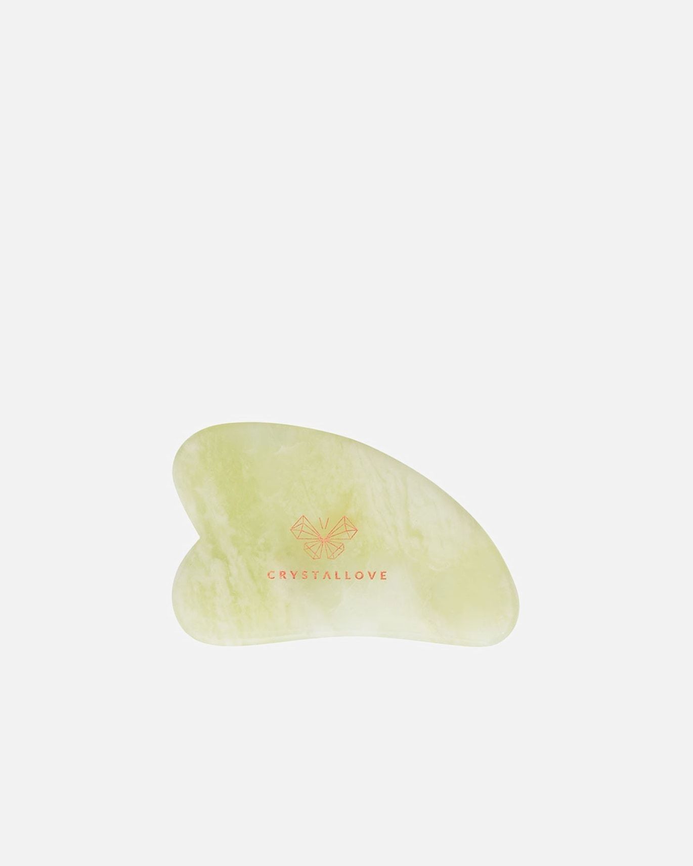 Crystallove Gua Sha Jade масажер за лице - 1 комад