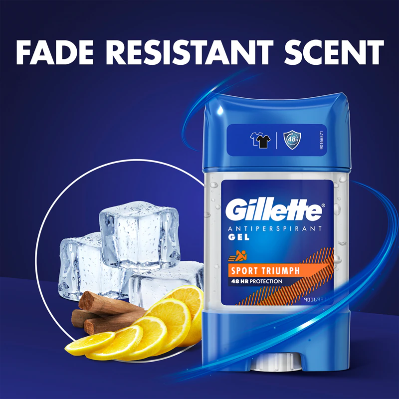 Gel Antitranspirante Gillette Sport Triumph