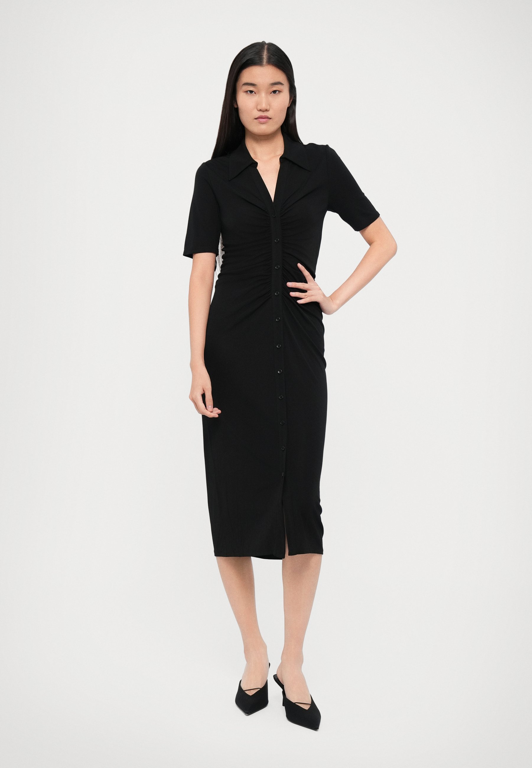 Diane von Furstenberg ZOEY DRESS - Rochie din jerseu - black