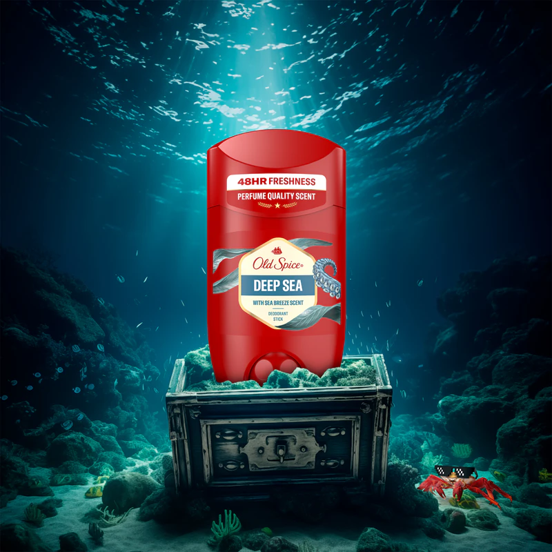 Desodorante em bastão Old Spice Deep Sea para homens