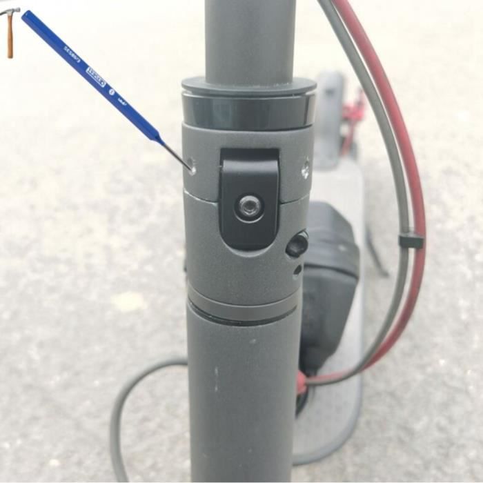 Serratura rinforzata + punzone per monopattino elettrico Xiaomi M365 - Strumento di bloccaggio Xiaomi M365 - Punzone per Xiaomi M365