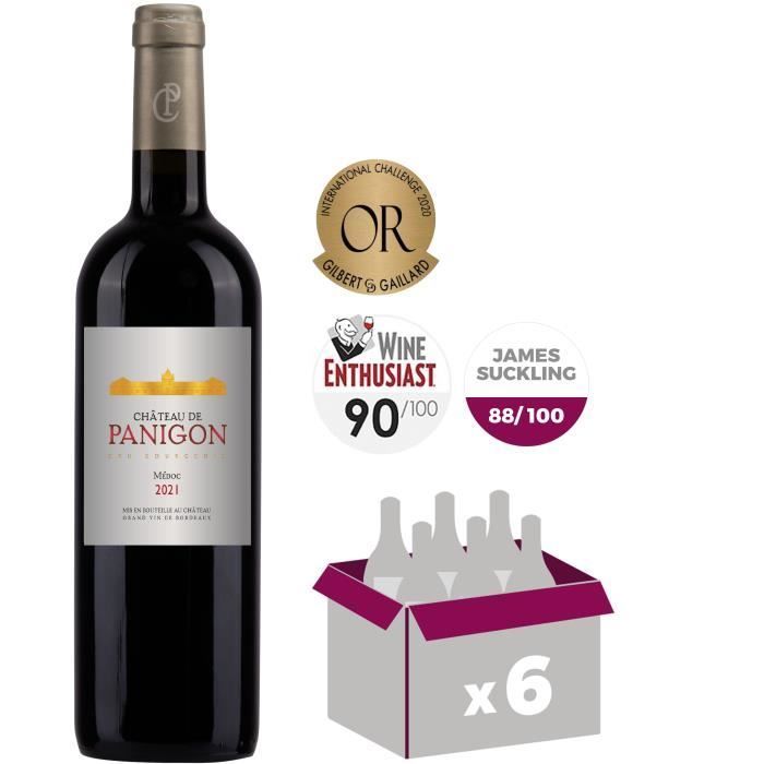 Château de Panigon 2021 Médoc Cru Bourgeois - Vin rouge de Bordeaux x6