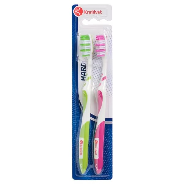 Zobna ščetka Kruidvat Regular Hard<br>2 kosa