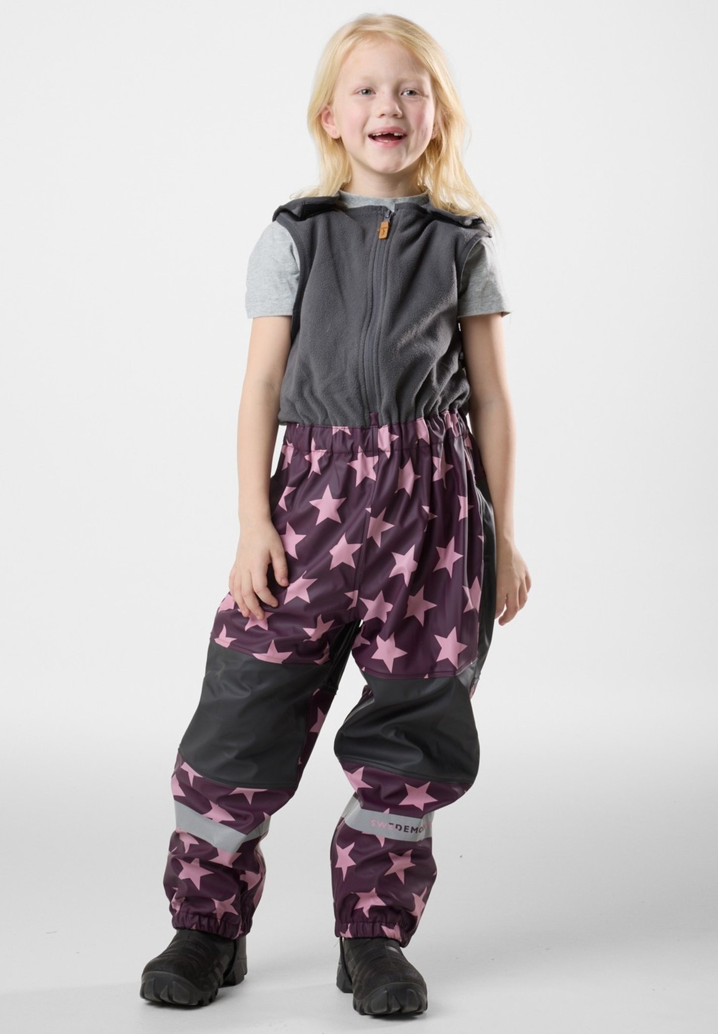 Ensemble Swedemount DROP - Combinaison de ski - prune rose clair