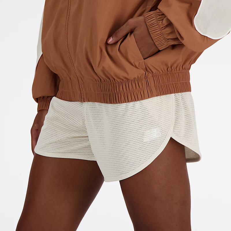 Women's mesh sports shorts - LINEN