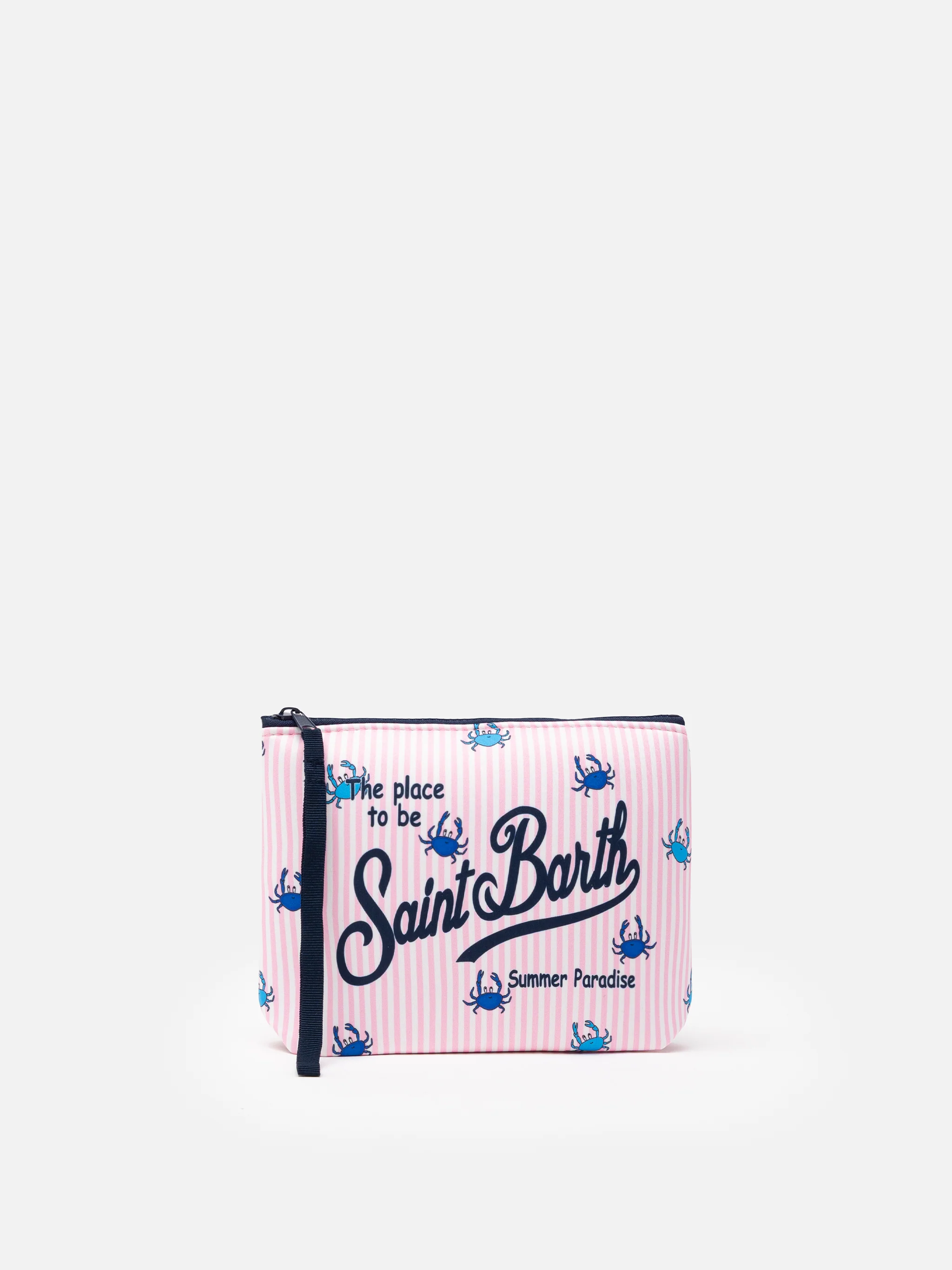 Aline scuba clutch met krabprint