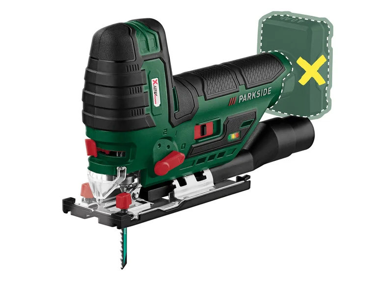 Serra tico-tico sem fio PARKSIDE® “PSTKA 12 B3”, alimentada por bateria, 12 V