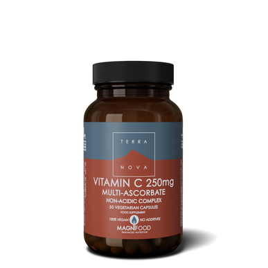 TerraNova Vitamin C Multi-askorbattilskudd 50 kapsler