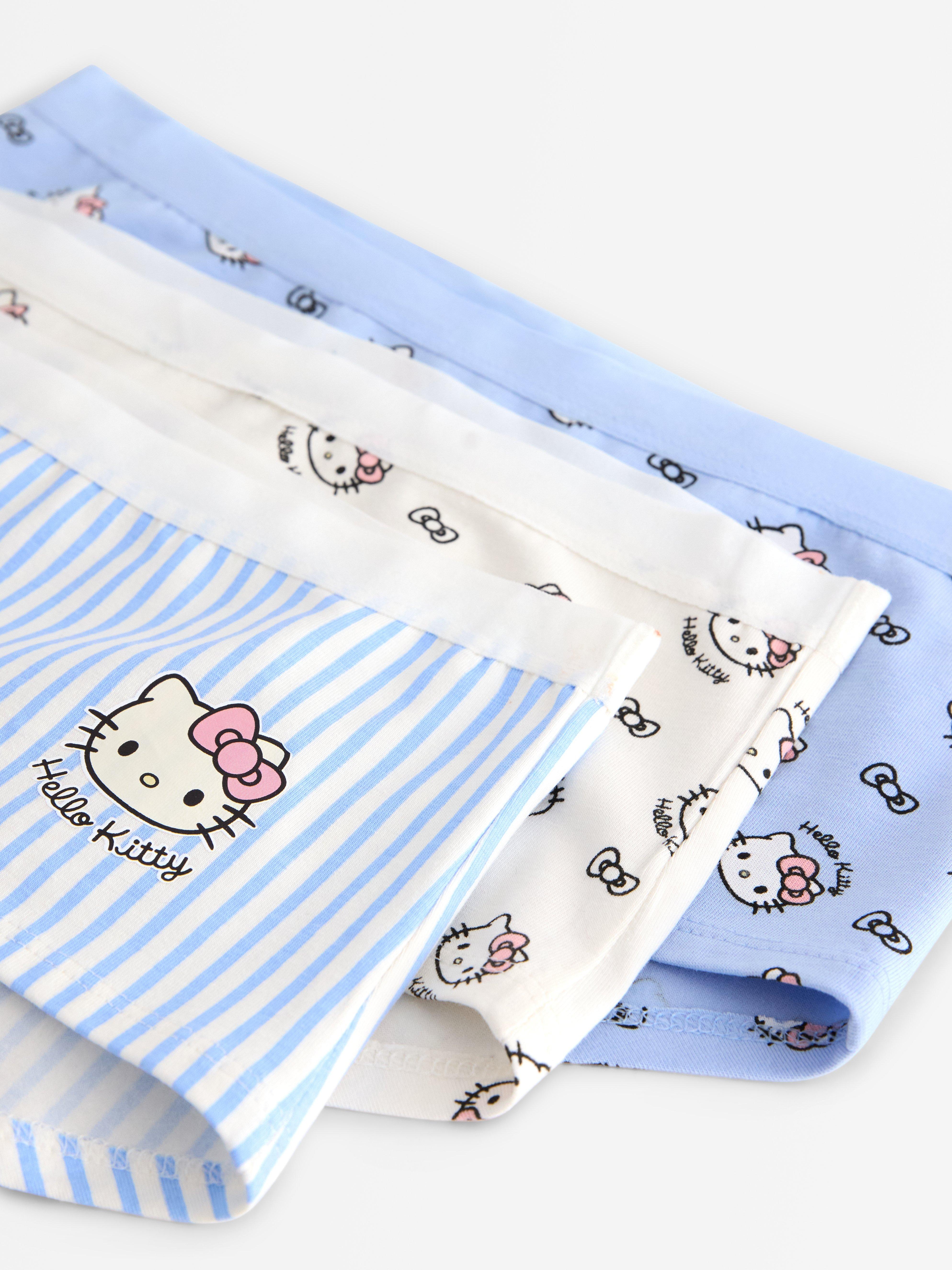 Paket od 3 Hello Kitty hipster hlače boje prljavo bijele