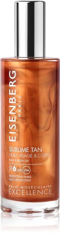 EISENBERG Sublime Tan Huile Visage & Corps sejas un ķermeņa iedeguma eļļa ar SPF 6