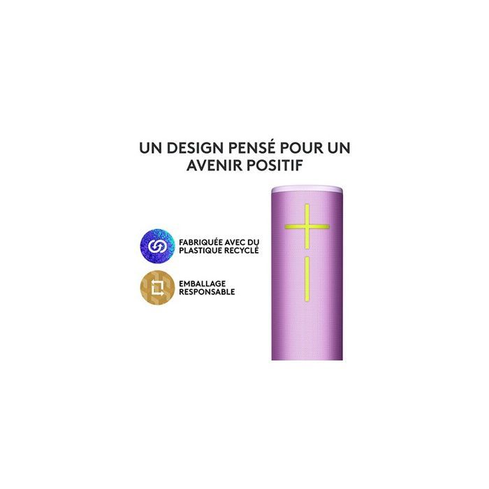 Ultimate Ears MEGABOOM 4 Wireless Speaker, Portable Waterproof Bluetooth Speaker with Powerful 360-Degree Sound - Lilac