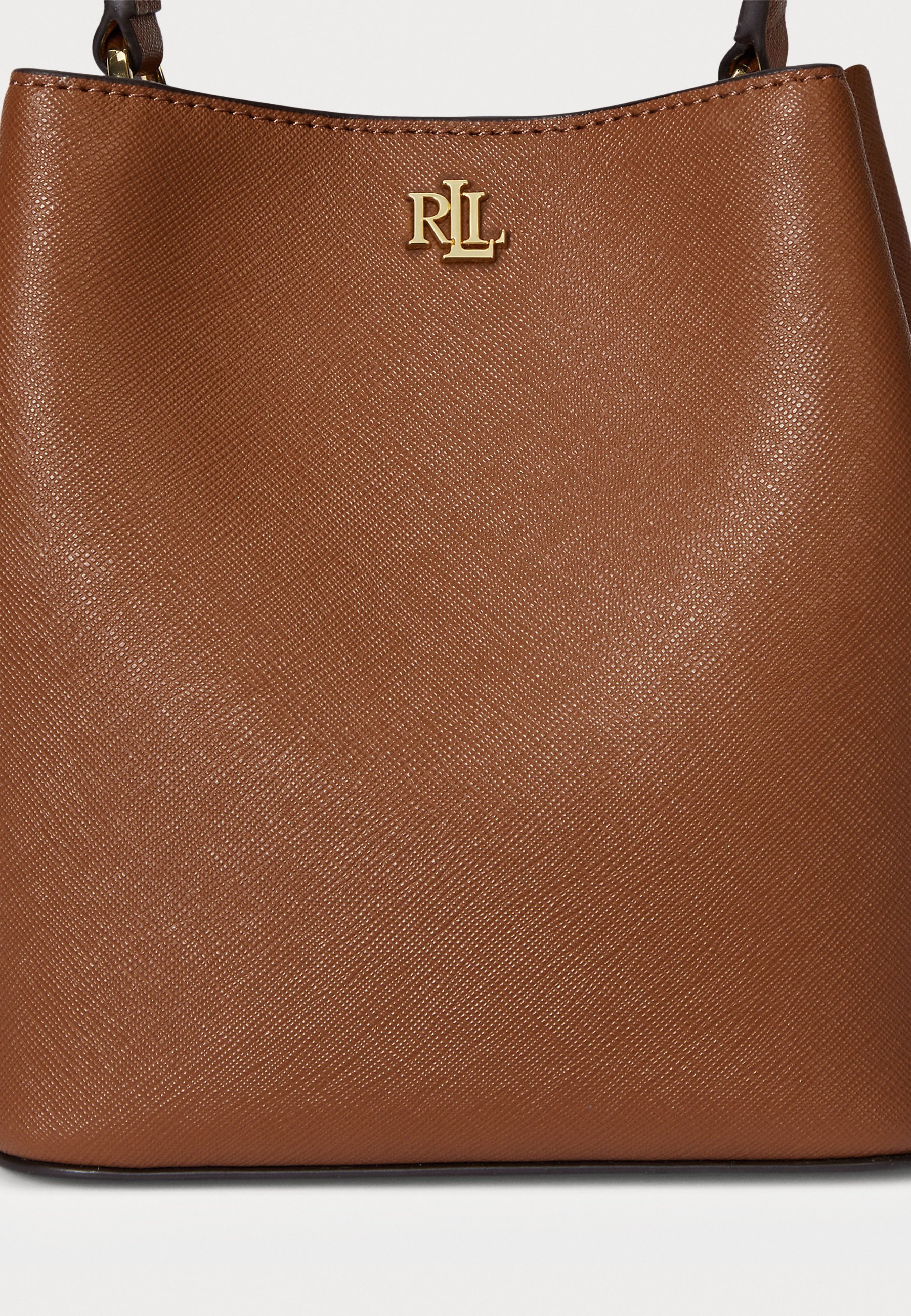 Lauren Ralph Lauren CROSSHATCH SMALL REESE BUCKET BAG - Handtasche - lauren tan